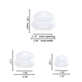 thumbnail image 2 of Juego de 3 piezas transparentes con instrucciones en bolsa de tela: extractor de latas de silicona, 2 of 6