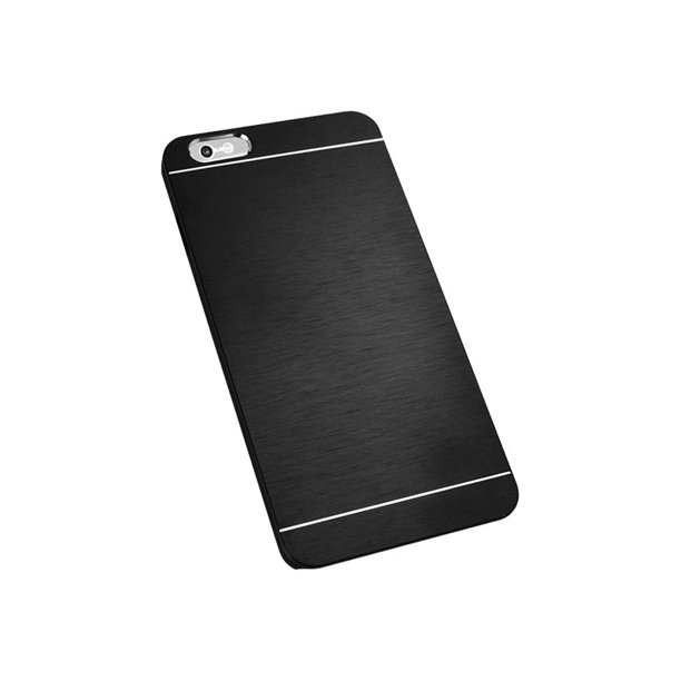 Natico Originals Slim - Coque Arrière pour Téléphone Portable - Aluminium - Noir