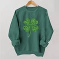 thumbnail image 1 of TaTaai Women St Patrick's Day Printed Crew Neck Long Sleeve Sweatshirt Ladies Casual No Hood Pullover Top Spring Daily Street Office Wear Soft Breathable No Fading Machine Washable Top Gift, 1 of 6