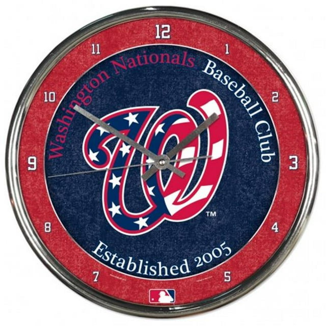 Wincraft 2794412 Horloge - 12 Po Tour - Washington Nationals
