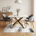 thumbnail image 3 of ODIKA 5'x7' Washable Area Rug Beige Boho Abstract Inkblot Motifs Vintage Farmhouse An Under for Guest Room, Lounge, Apartment, Non-Slip Low Profile, Stain Resistant, 3 of 7