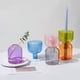 thumbnail image 2 of Candelabro de vidrio decorativo transparente colorido de estilo europeo y americano, decoración del hogar, procesamiento exquisito de candelabro de vidrio, 2 of 5