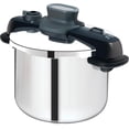 thumbnail image 2 of Olla de Presión Compacta T-fal Easy Acero Inoxidable 8 Litros P3534447, 2 of 5