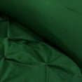 thumbnail image 6 of 5 Piece New Half Pinch Pleated Pattern Comforter Set, 800 TC, 100% Egyptian Cotton, Oversized Super King Size Green Solid, 6 of 6
