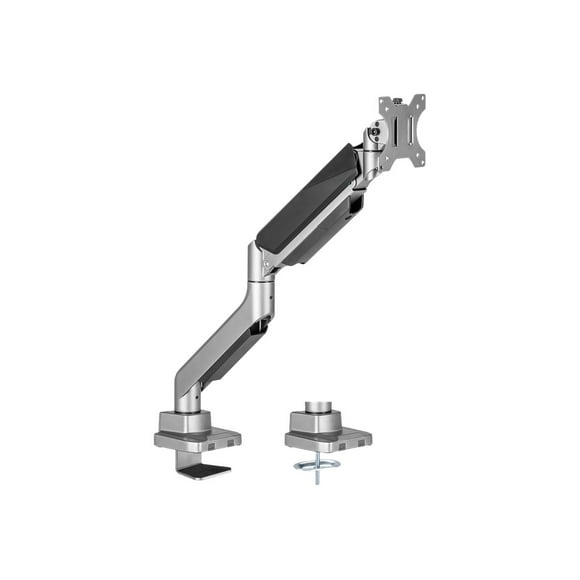 Amer Networks - Mounting kit (monitor arm) - heavy-duty, gas spring - for flat panel - plastic, aluminum, steel - space gray - screen size: 17"-35"