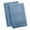 Blue, variant on Truly Calm Antimicrobial 2 Piece Memory Foam Ivory Polyester 2-Piece 17x24 Mat Set, solid themed, for Men and Women, OEKO-TEX Certified Confidence