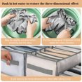 thumbnail image 5 of (Gris, 7 Compartiments + 7 Compartiments + 9 Compartiments) Boîte de Rangement pour Jeans, Organisateur de Tiroir 3 Pcs, Boîte de Rangement avec Compartiments, 5 of 5