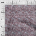 thumbnail image 2 of oneOone Cotton Cambric Maroon Fabric Geometric Craft Projects Decor Fabric Printed By The Yard 56 Inch Wide, 2 of 4