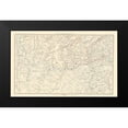 thumbnail image 2 of Bien 14x10 Black Modern Framed Museum Art Print Titled - Confederate Armies Mississippi Alabama Georgia, 2 of 5