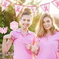 thumbnail image 4 of Breast Cancer Awareness Decorations Pink Ribbon Pennant Banners Wall Hanging Hope Butterfly Bird Swirls Set for Breast Cancer Awareness Party Fundraising Charity Event Accessories, 4 of 6