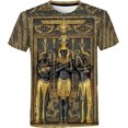 thumbnail image 1 of "Xishao Camisetas Manga Corta Mujer Camiseta con Estampado 3D Harajuku Egipcio Streetwear Camiseta Hombres Mujeres Moda Casual Manga Corta Cool tee Tops" Xishao ropa, 1 of 2