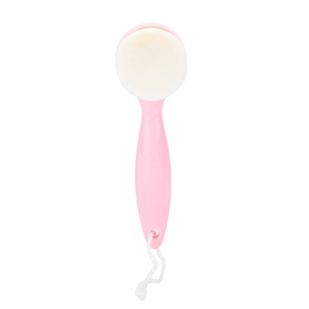 Cepillo de limpieza facial, cepillo facial manual suave de mango largo, cepillo facial suave, resistente y resistente