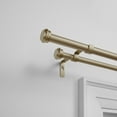 thumbnail image 5 of Exclusive Home Topper Double Curtain Rod and Finial Set, Gold, 36"-72", 5 of 5