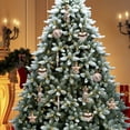 thumbnail image 2 of Qocolhg Christmas Decorations Outdoor Indoor, Christmas Xmas Tree Balls Bauble Hanging Home Party Ornament Decor Tree Decoration Balls Party Hanging Pendant Toys, on Sale Clearance!, 2 of 6