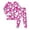 Hot Pink, variant on Enyan Girls Pajamas Halloween Long Sleeve Pumpkin/Ghost Pjs Set Kid Toddler Jammies Sleepwear Loungewear Set Girl Pjs(7-8 Years)