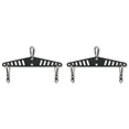 thumbnail image 1 of 2X Multi-Grip LAT Pull Down Bar for Home Gym Fitness Spreader Plate LAT Pulldown Attachments System Cable Machine Handle, 1 of 8