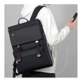 thumbnail image 3 of Mochila negra Premium impermeable con carga USB, 3 of 6