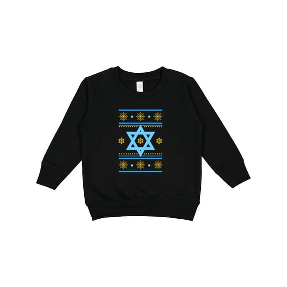 Inktastic Hanukkah Ugly Sweater Toddler Sweatshirt