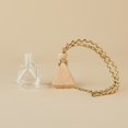 thumbnail image 3 of Hanging Car Air Freshener Diffuser, Empty Refillable Clear Glass Essential Diffuser Oil Fragrance Perfume Pendant Vials With Caps & Hanging String 0.27oz, 3 of 5