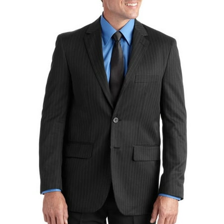 Big Men's Pinstripe Dress Jacket
