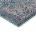 thumbnail image 3 of Addison Rugs Mayfield Premium Machine Washable Traditional Border Denim Round Rug, 8' x 8', 3 of 6