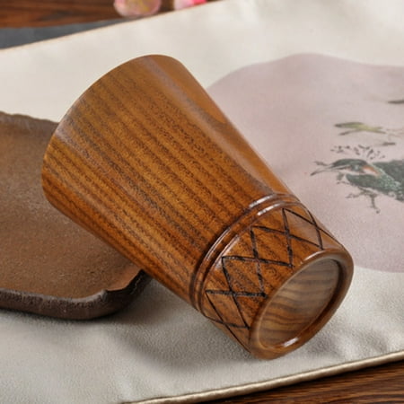 

New Wooden Cup Log Color Handmade Natural Wood Coffee Tea Juice Milk Mug
