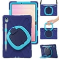 thumbnail image 5 of Case for Samsung Galaxy Tab S11 11 inch 2025 Released, 360 Degree Rotating Hand Grip Shockproof Cover with Shoulder Strap, NavyBlue Blue, 5 of 7