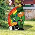 thumbnail image 5 of MXTPOV St Patricks Day Decorations Outdoor, Gnomes Lucky Rainbow Garden Stakes for Lawn Patio Yard, Yard Signs for Garden Decor, Home Decor, 5 of 5