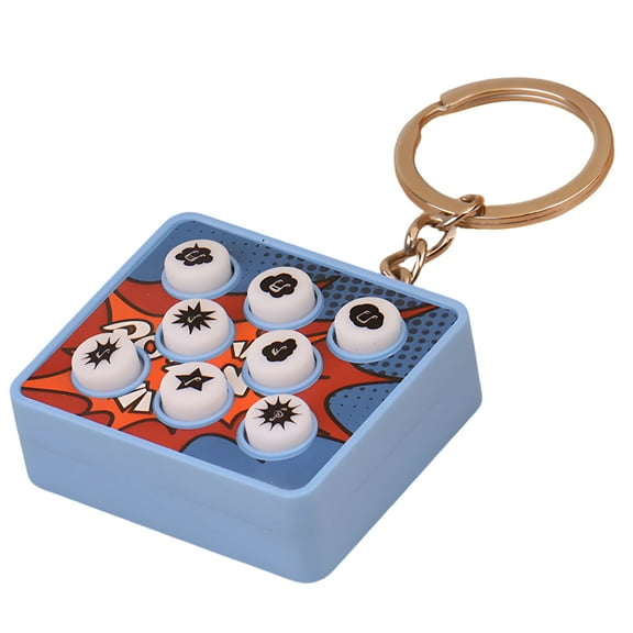 BESTSKY Fart Noise Maker,Button Multi-Sound Fart Machine Keychain,Handheld Game Pooter Fart Toy,Realistic Sounds Noise Maker Prank,Blue