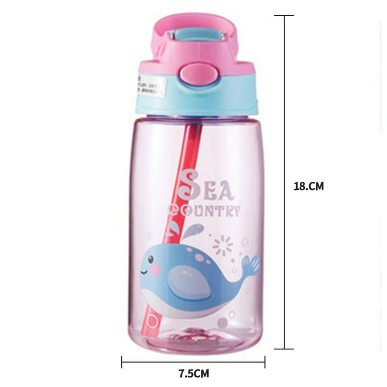 630ml My Water Bottle Sports Kid Adult Cartoon Lovely Eco-friendly With Lid  Straw Plastic Shaker Drink Bottle Bpa Free - Water Bottles - AliExpress