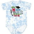 thumbnail image 3 of Inktastic My Mommy Did It and She Did It for Me with Graduation Cap Boys Baby Bodysuit, 3 of 5
