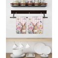 thumbnail image 3 of Pink Easter Kitchen Dish Towels for Drying Dishes Set of 4, Spring Watercolor Tulip Flower Plant Plaid Waffle Weave Microfiber Hand Tea Bathroom Towels Quick Dry & Absorbent Towel 15.7x23.6, 3 of 7