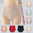 thumbnail image 5 of Fancifize Womens High Waist Underwear Soft Cotton Tummy Control Briefs Breathable Full Coverage Lace Panties, 5 of 5