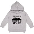 thumbnail image 2 of Inktastic Charlotte North Carolina Someone Loves Me Toddler Hoodie, 2 of 4