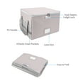 thumbnail image 4 of Fireproof Document Bag Fireproof Waterproof Storage Box with Lock Suitable for Hanging LetterLegal Folder Magazine Files Book Portable Home Office Car Box, 4 of 7