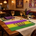 thumbnail image 7 of TanSiDing Mask Lobster Iris Mardi Gras Placemats Seasonal Carnival Holiday Table Mats for Party Kitchen Dining Decoration 42*32cm, 7 of 7
