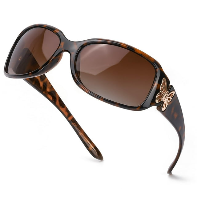Gafas de Sol LVIOE Polarizadas con Decoración de Mariposa para Mujeres
