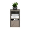 thumbnail image 5 of Furinno PASIR Book Shelf, 2-Tier Modern Bookshelf, Open Shelves Bookcase 9 x 12 x 21, for Living Room, Bedroom, Home Office, Grey Oak, 5 of 5