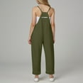 thumbnail image 6 of Sopiago Jumpsuit for Girls Casual Sleeveless Loose Spaghetti Strap Summer Girls Rompers Long Pants with Pockets Dark Green,13-14 Years, 6 of 7