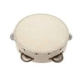 thumbnail image 5 of PPgejGEK 4-10 Inch Hand Tambourine Aluminum Alloy Frame with Jingles Poplar Wood Drum Lambskin Head for Kids Musical Instrument Gift Various Sizes, 5 of 9