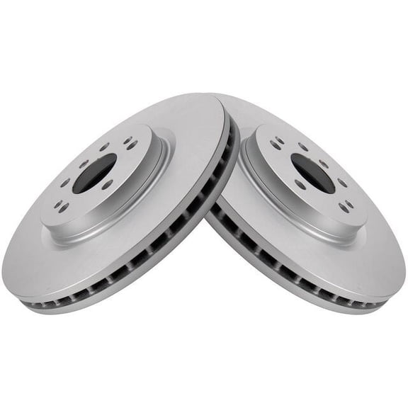 Front Brake Rotor Set 2 Piece - Compatible with 2006 - 2011 Mercedes-Benz ML350 2007 2008 2009 2010