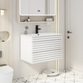 thumbnail image 3 of Eclife 30" Wall Mounted Single Bathroom Vanity with Integrated Sink Top, Faucet, 3 of 6