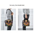 thumbnail image 6 of Lunch Bag Portable Crossbody Meal Bag Cooler Bag Insulated Lunch Bag Food Bag Handheld & Crossbody Design Picturesque Flower, 6 of 6