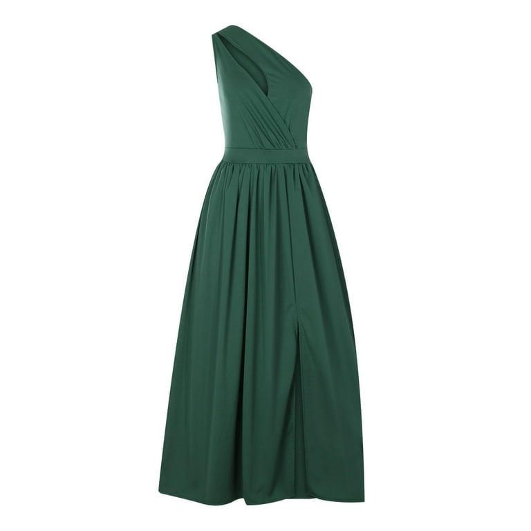 asdoklhq Maternity Dress,Women's Sleeveless Asymmetrical Casual Fashion  Party Daily Elegant Solid Color Dress - Walmart.com