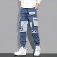 thumbnail image 3 of Casual Sports Pants High Street Slim Overalls Men's Pants Quick-drying Thin Functional Pants, 3 of 3