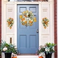 thumbnail image 6 of sruoe Halloween Decor, Halloween Decoration Indoor, Artificial Wreaths, Halloween Decoration Outdoor, Halloween Decoration, Halloween Wreaths, Pumpkin Wreath Maple Leaves Decoration Wreaths, 6 of 7