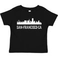 thumbnail image 3 of Inktastic San Francisco California Skyline Ca Cities Boys or Girls Toddler T-Shirt, 3 of 5