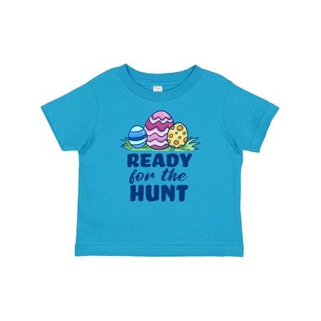 

Inktastic Easter Ready for the Hunt Pastel Colored Eggs Gift Baby Boy or Baby Girl T-Shirt