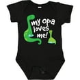 thumbnail image 3 of Inktastic My Opa Loves Me grandchild Boys Baby Bodysuit, 3 of 5