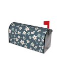 thumbnail image 2 of Bingfone Blue Flower Magnetic Mailbox Cover Standard Size For Garden Yard Outdoor Decorations-21x18 In, 2 of 7